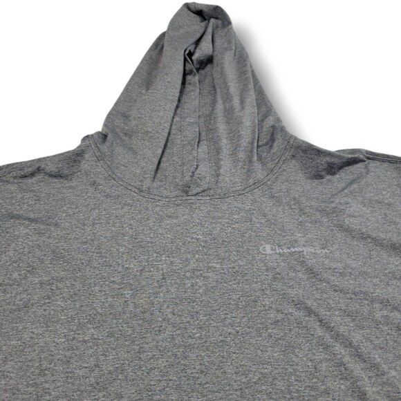 New Champion Shirt Size 2XL Long Sleeve Hooded Shirt Moisture-wicking Athleisure - Picture 3 of 10